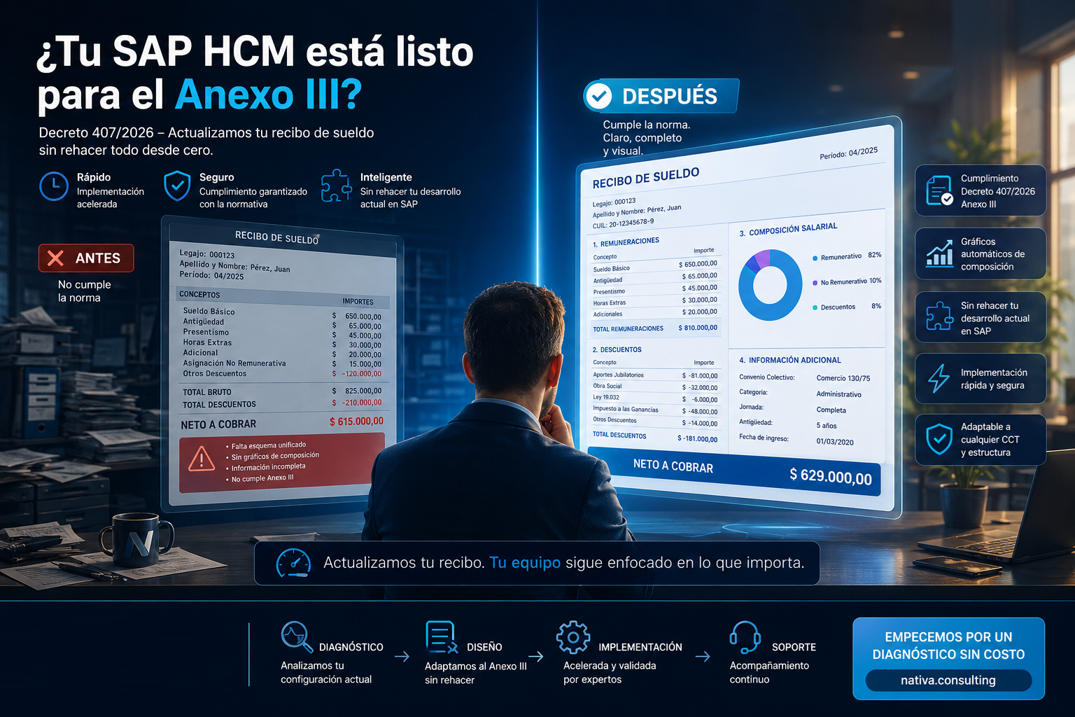 El Decreto 407/2026 no obliga a cambiar SAP. Obliga a actualizar la forma en que mostrás la información